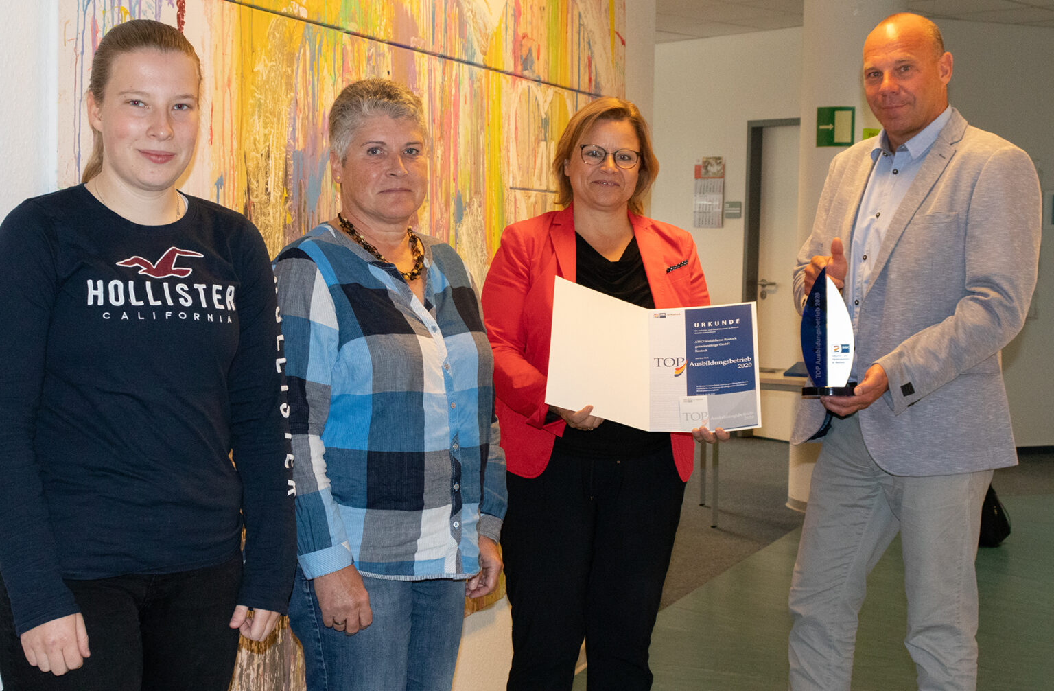 AWO Rostock erhält Auszeichnung "TOP Ausbildungsbetrieb 2020" Arbeiterwohlfahrt Rostock